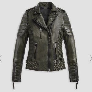 Bodaskins Olive Biker Jacket